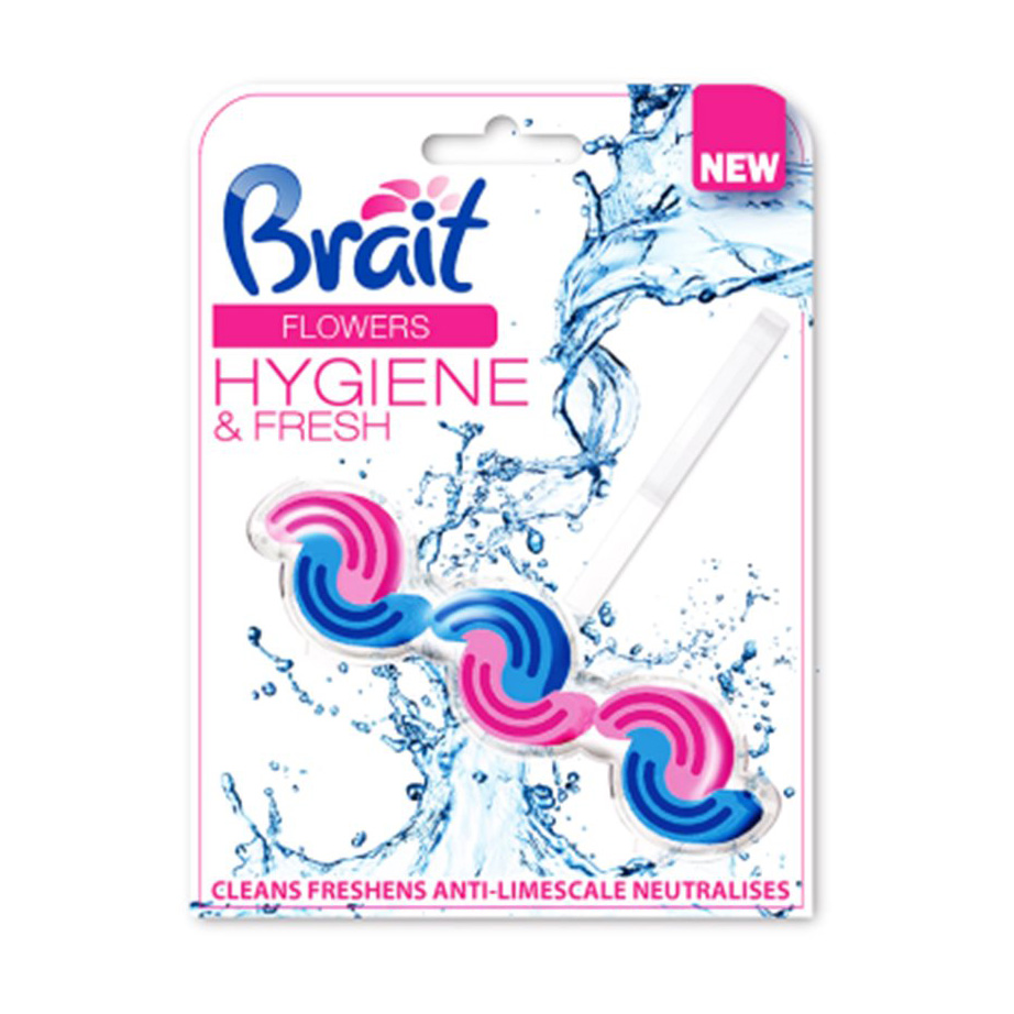 Туалетний блок Brait Lilac Flowers, 45 г